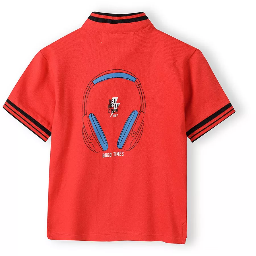 MINOTI Poloshirt Good Times Rot