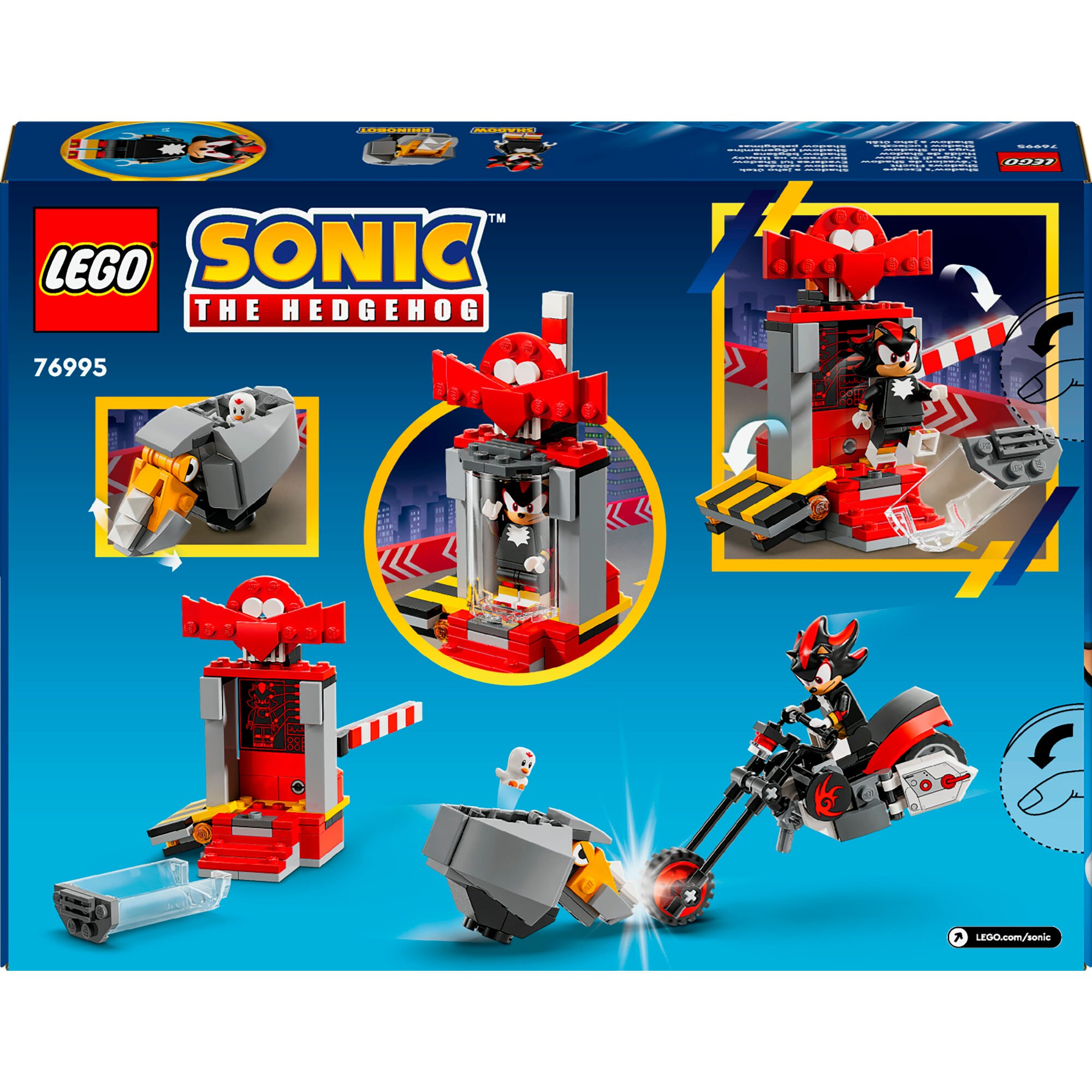 LEGO Konstruktionsspielzeug Sonic the Hedgehog Shadow the Hedgehog Flucht