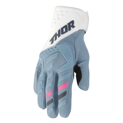 Gants cross Thor SPECTRUM WOMEN 2024 - Noir / Blanc