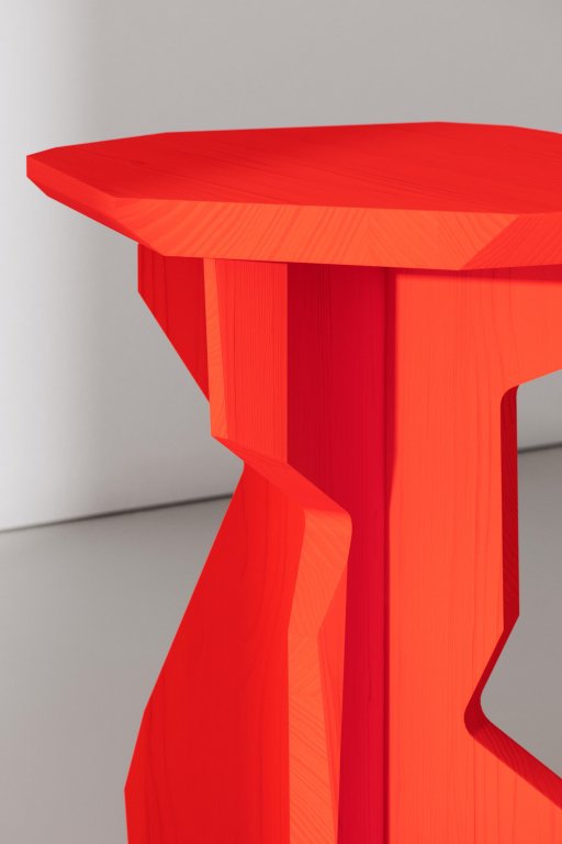 Objekte unserer Tage Fels bijzettafel waxed eiken