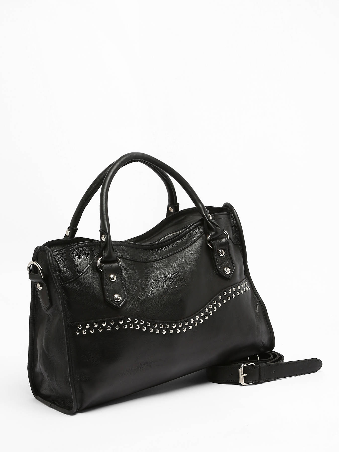 Porte-monnaie cuir BASILIC PEPPER