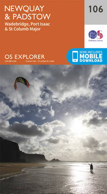 Newquay and Padstow - OS Explorer Map 106 (Sheet map, folded)