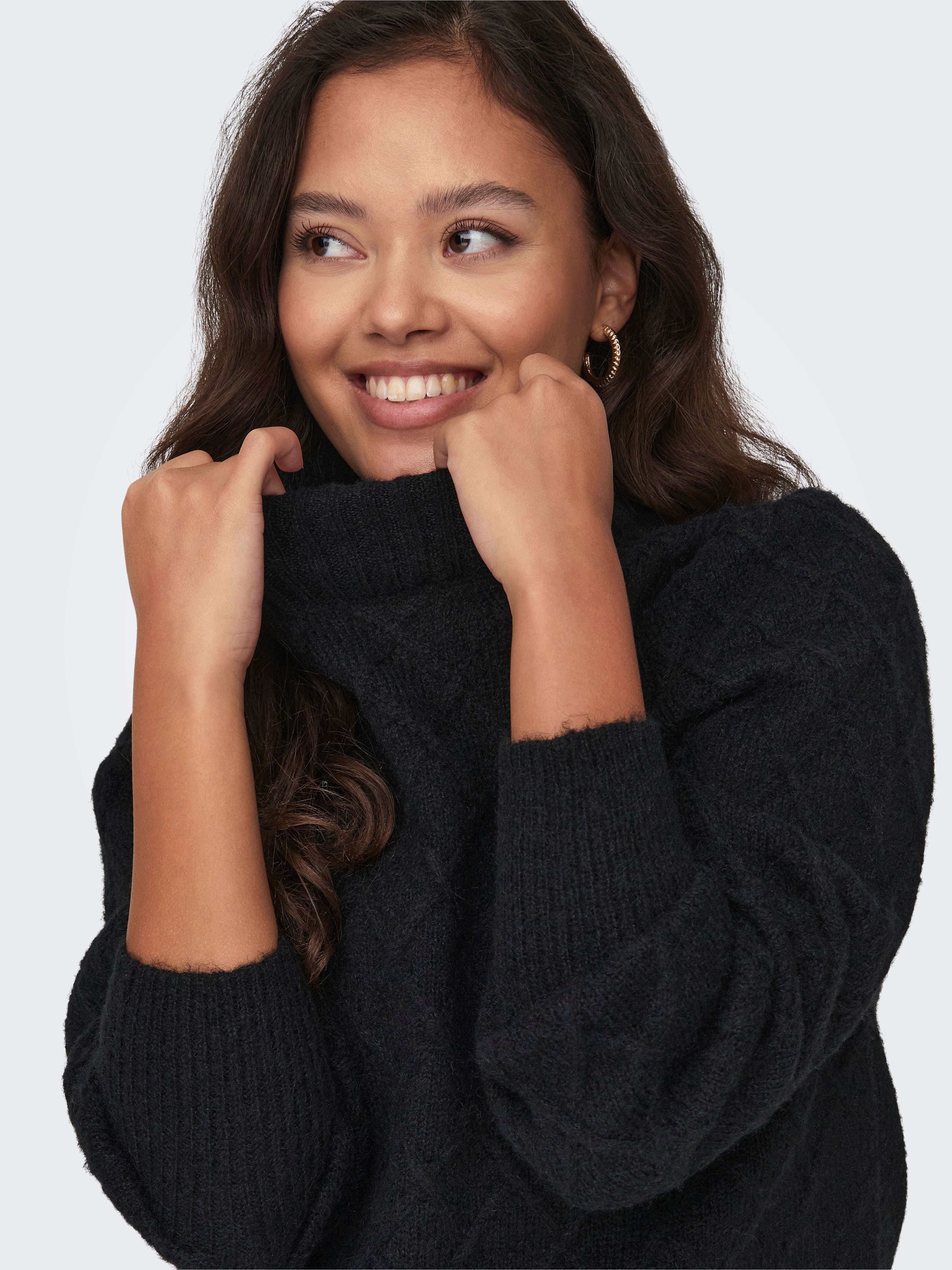 JDYSIGRID Strickpullover Black