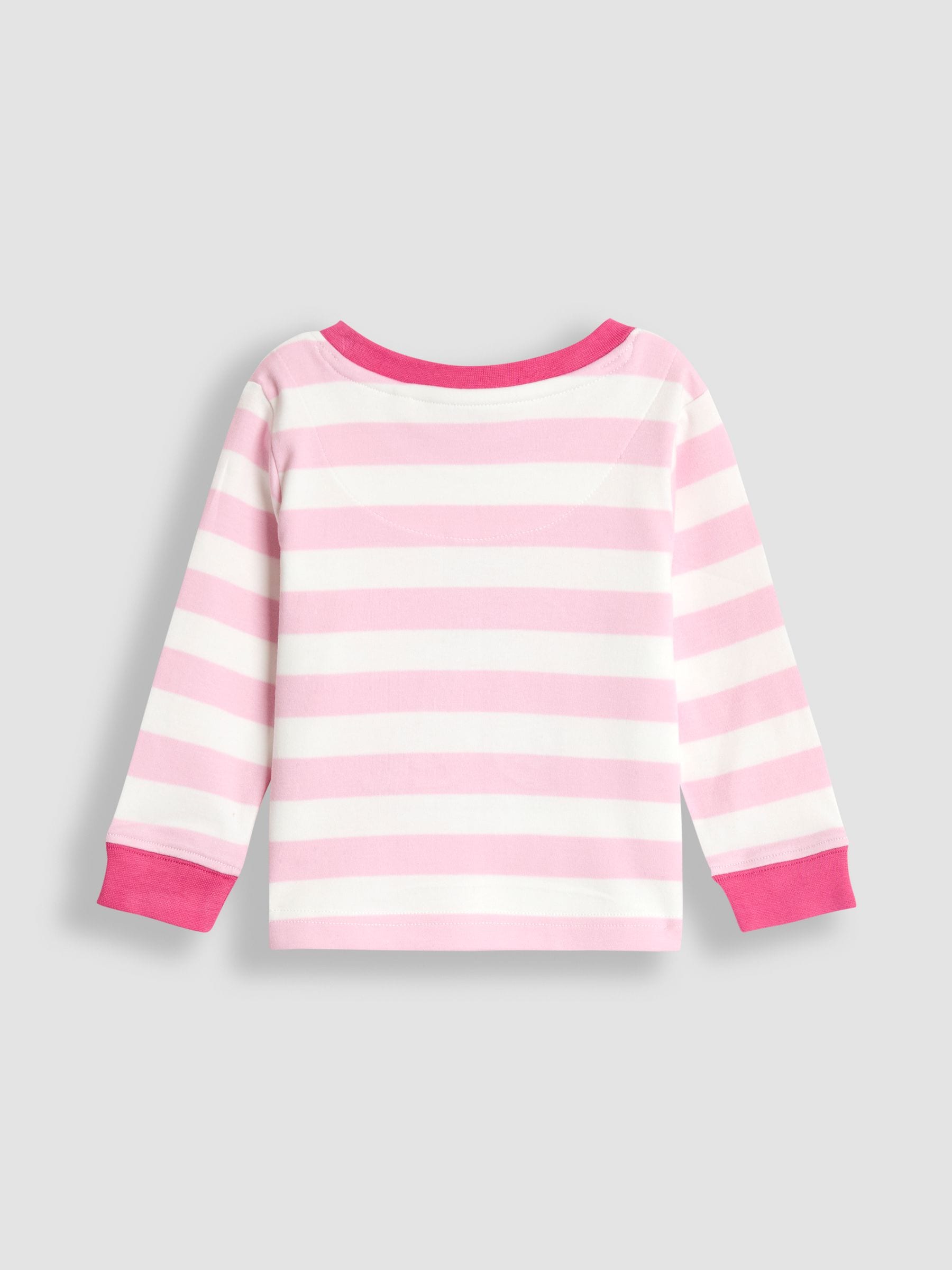 Roze kers - JoJo Maman Bébé 2 Pack Jersey Pyjamas
