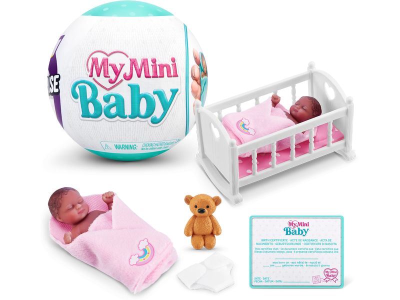 Zuru 5 Surprise My Mini Baby Series 1 assortiert Realistische Mini-Babys inkl. Zubehör