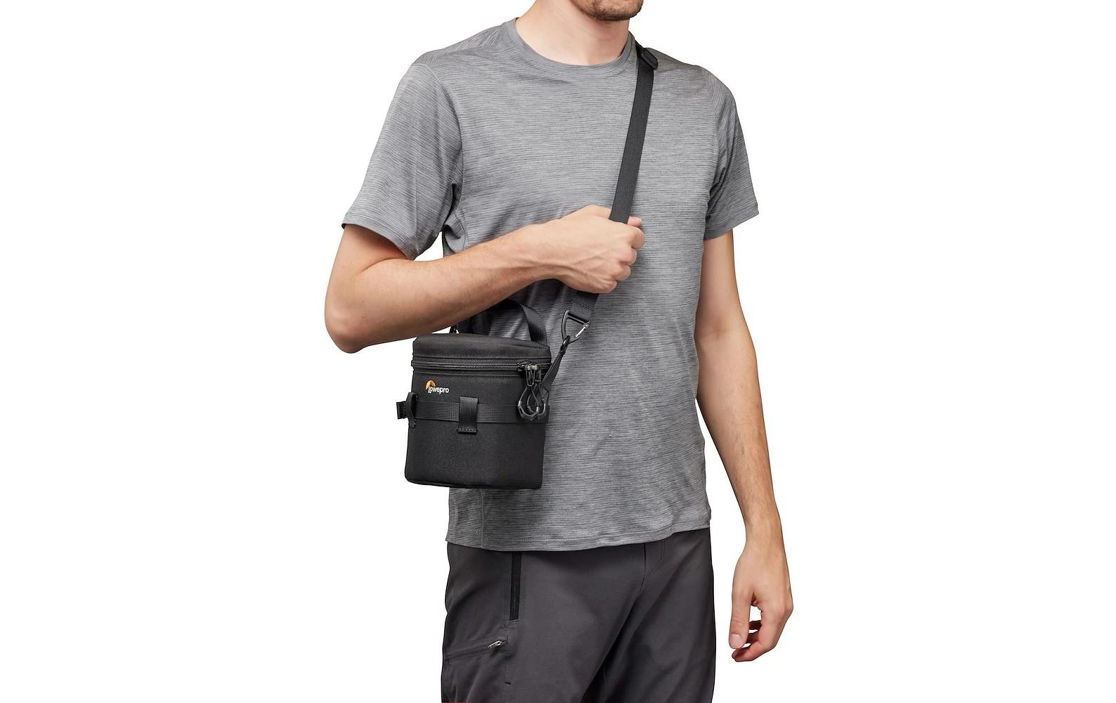 Objektivtasche ProTactic LCS 11 x 15 IIIGepolsterte Tasche mit Zurrgurt für Objektive bis zu 11 cm Durchmesser und 15 cm Länge