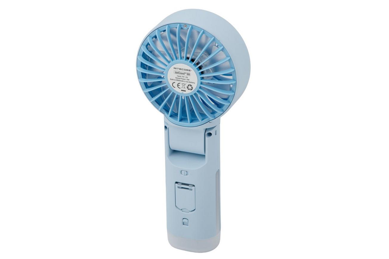 Nitecore izzCool 30 Foldable Air Conditioner Fan, Glacier Blue, ventilator met nevelfunctie
