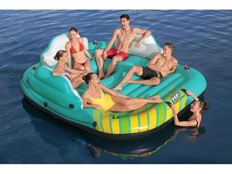 Bestway Sunny Lounge Island 300 x 275 cm Badeinsel für 5 Personen