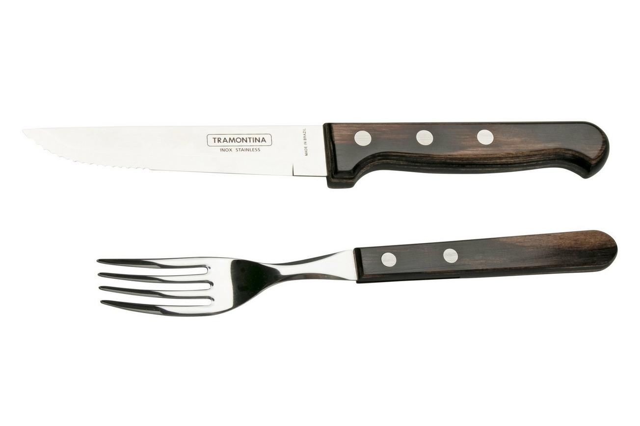 Tramontina Churrasco Gaucho 92000-005, 2-delige steakbestekset