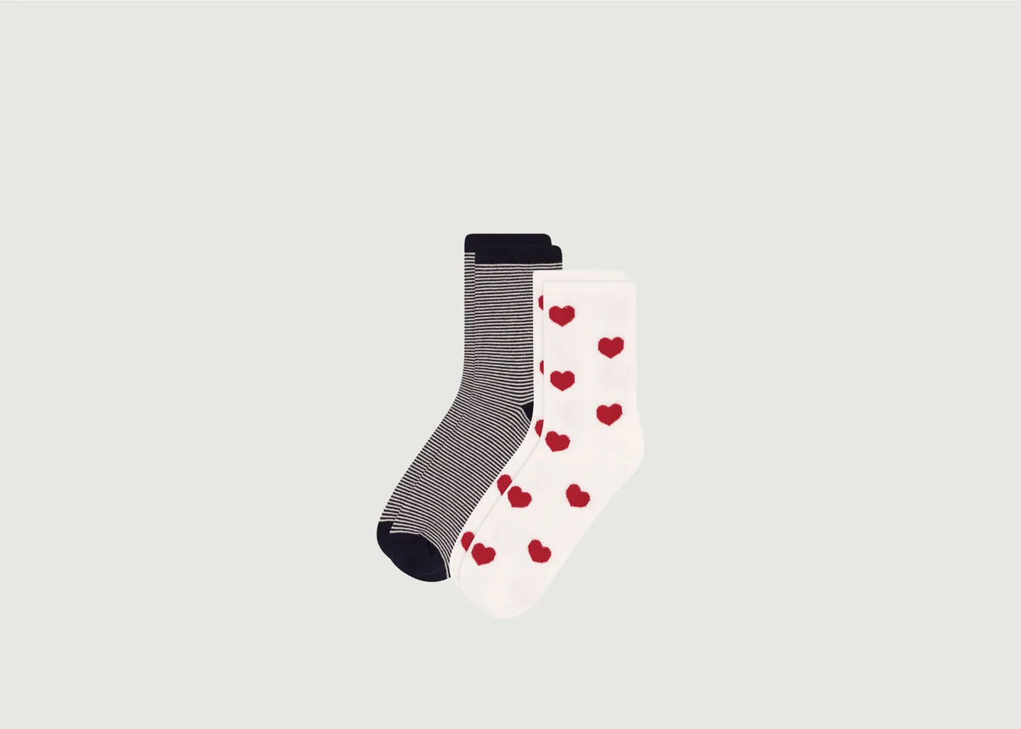 Lot de deux paires de chaussettes Petit Bateau