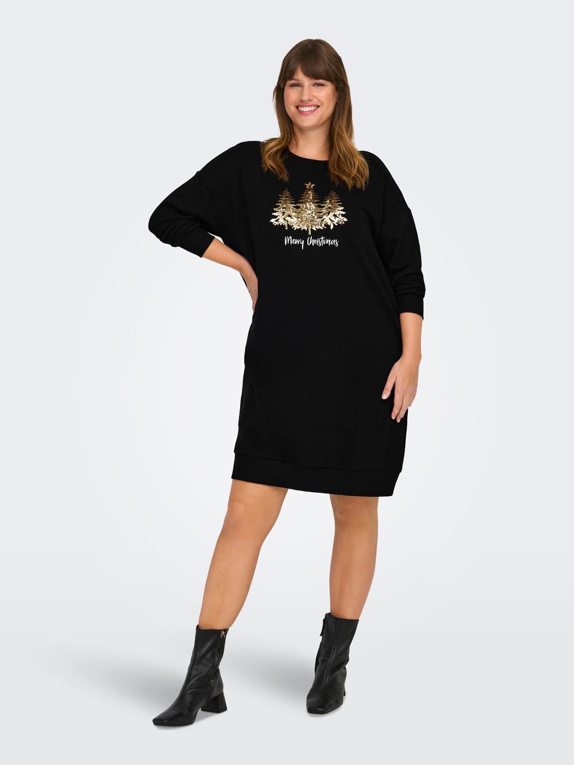 CARXMAS Midikleid Black