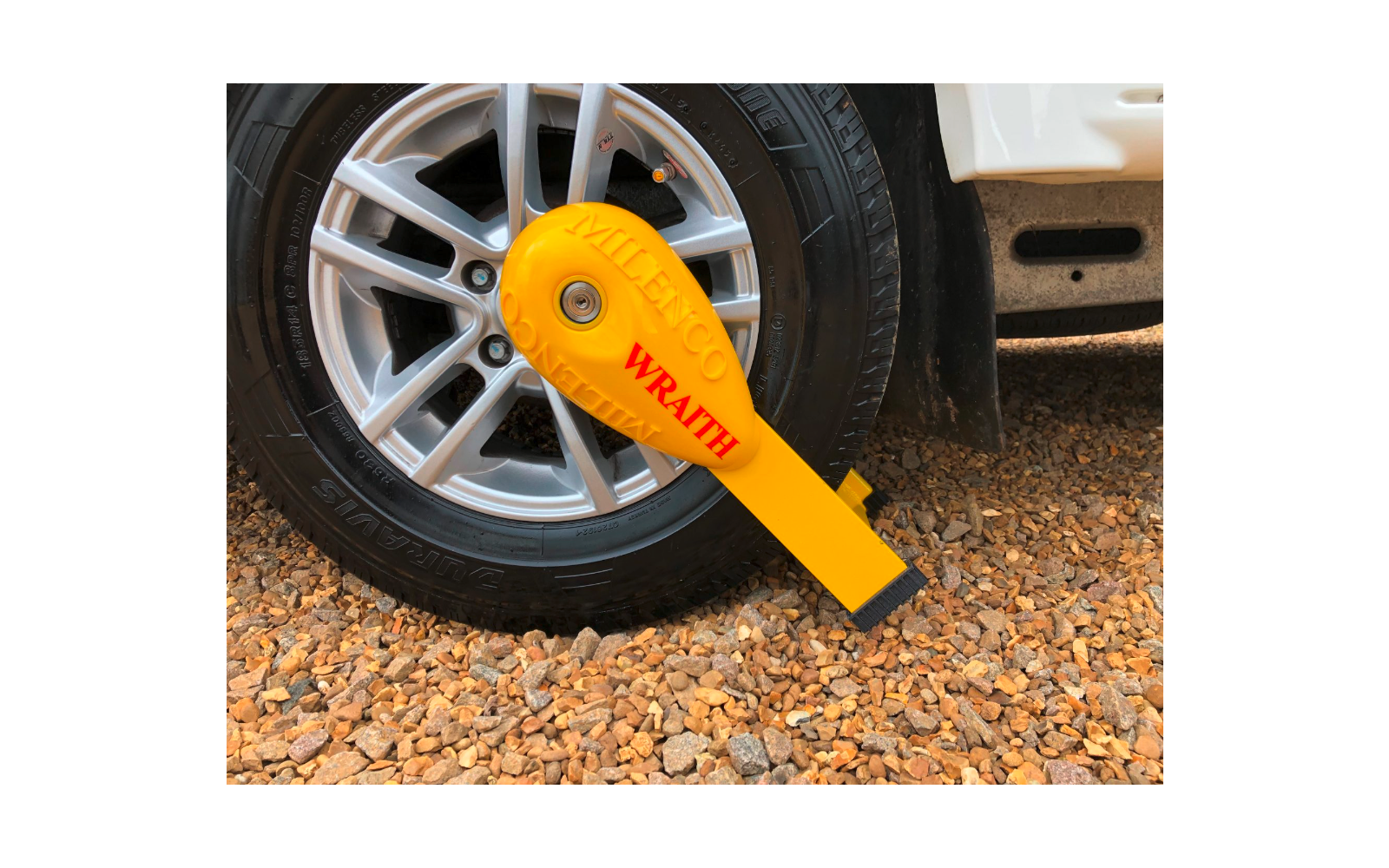Milenco Wraith 2 Motorhome Wheel Lock - Sold Secure Gold