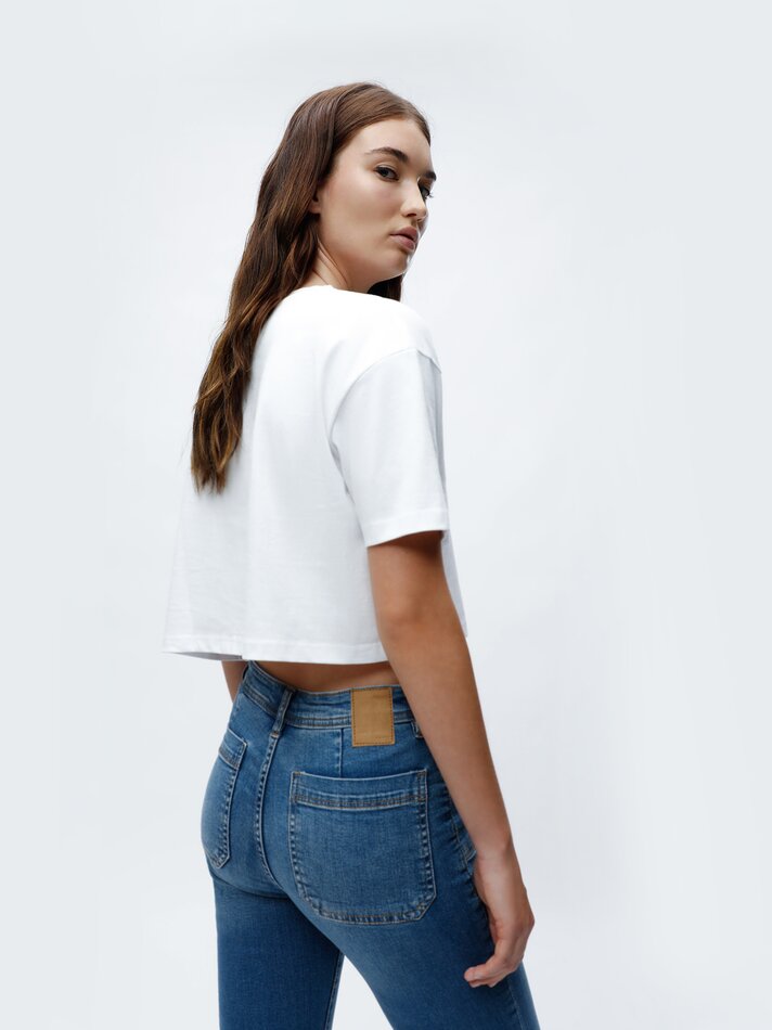 Calça Capri - Azul Escuro