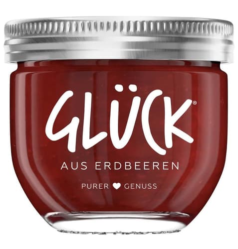 Glück Fruchtaufstrich Erdbeere