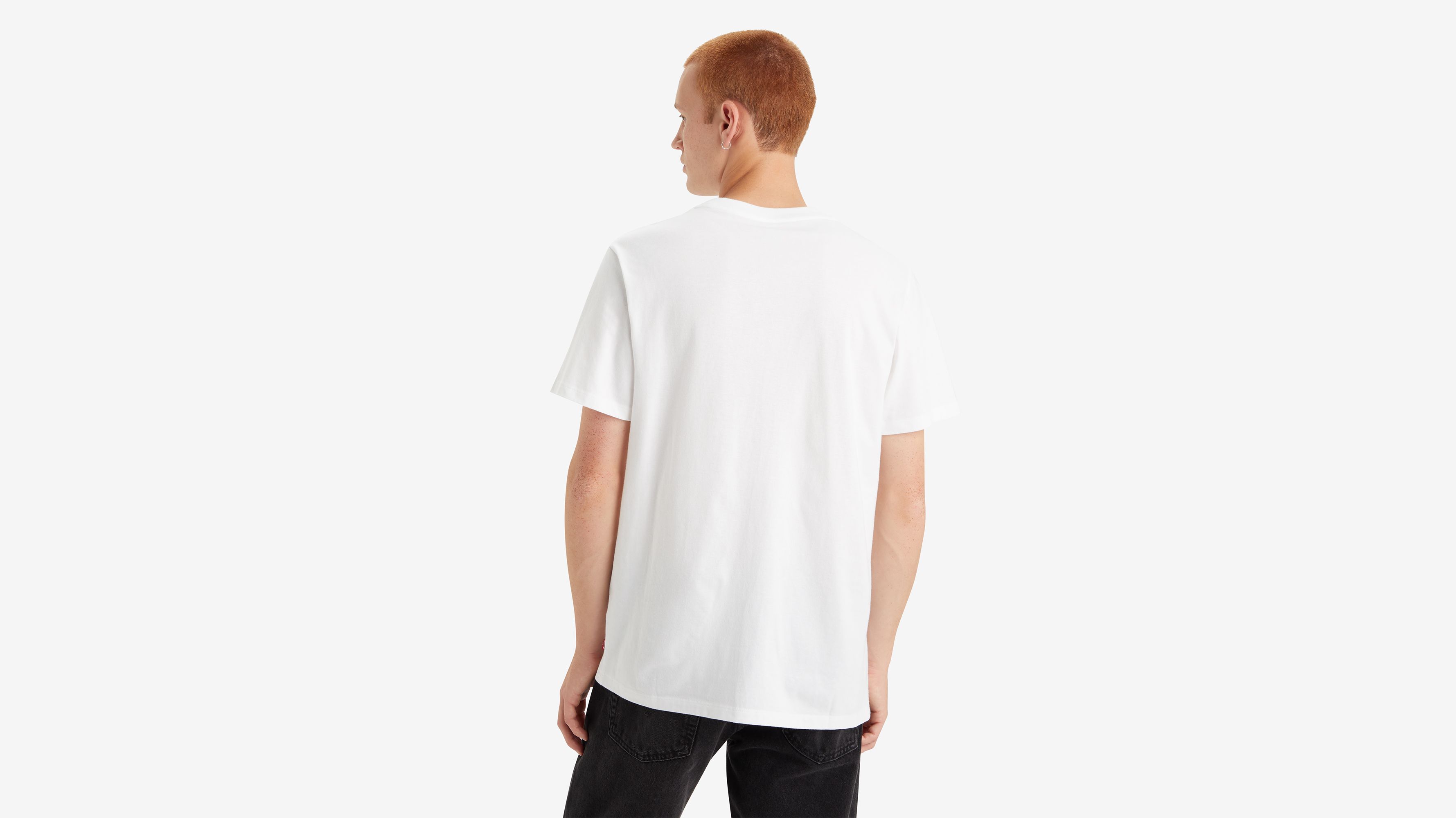T-shirt graphique Classic - Palm Outline Batwing White+ - Blanc