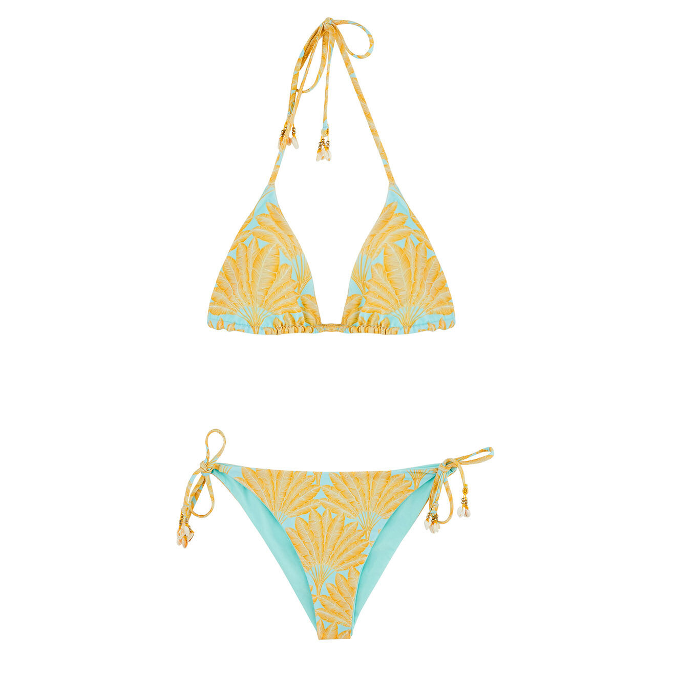 Wild Maillot de bain 2 pièces Jack jaune/océan