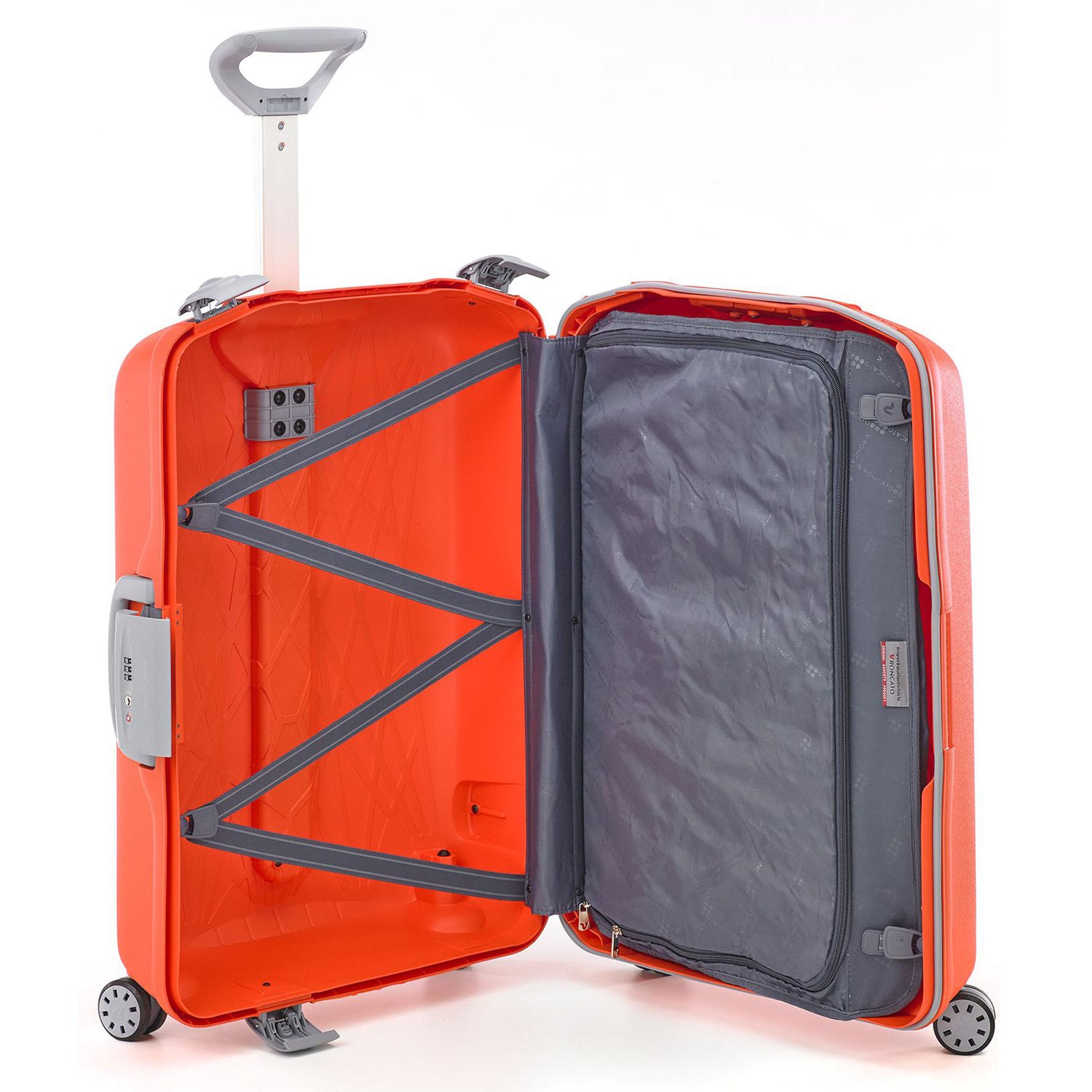 Roncato Light 4 Wiel Trolley 68 papaia
