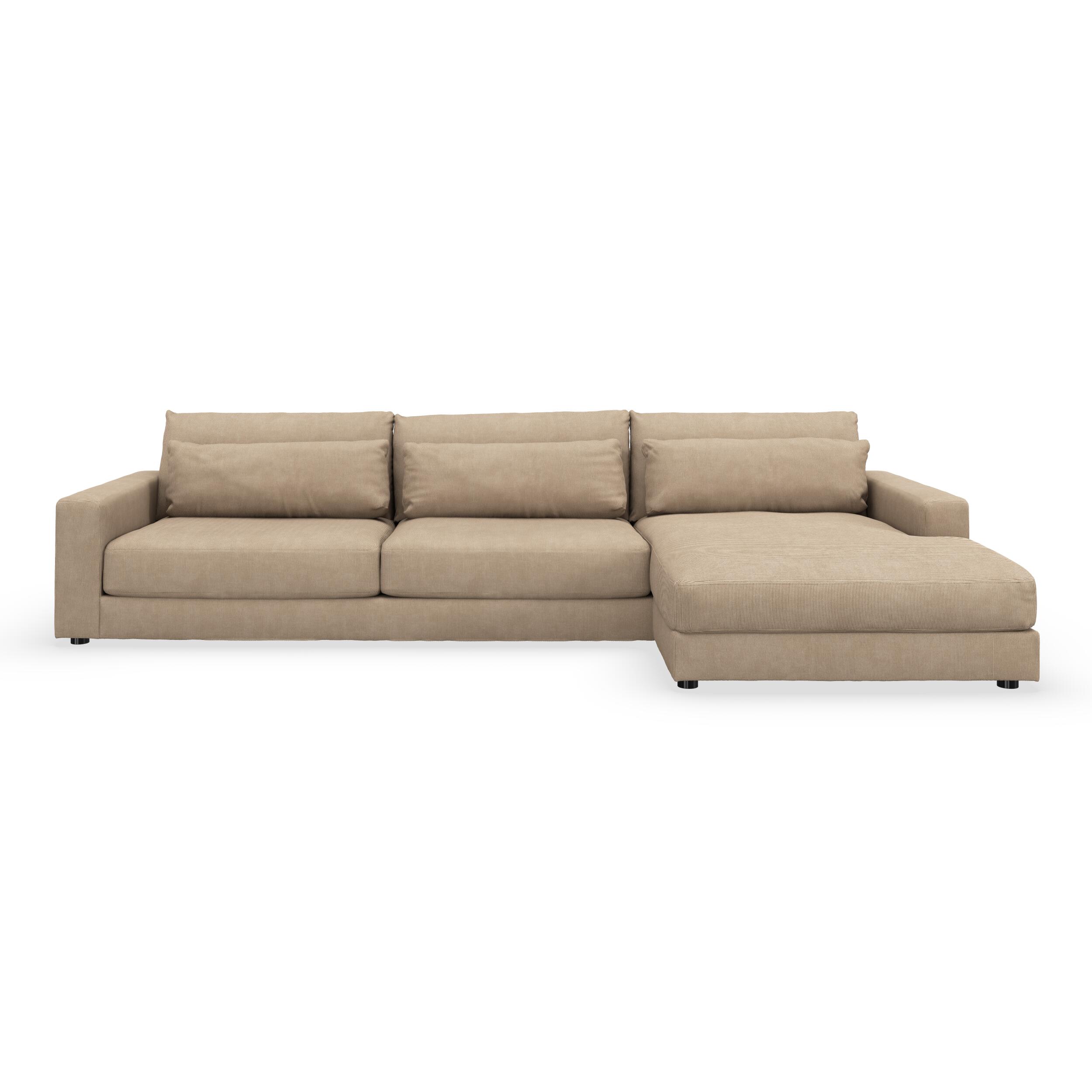 Halmstad højrevendt sofa med chaiselong