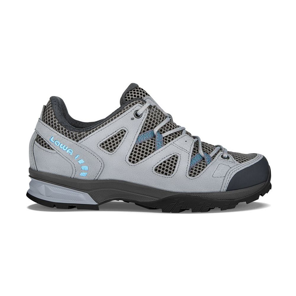 Lowa PHOENIX MESH LO - Chaussures randonné Femme grey/grey