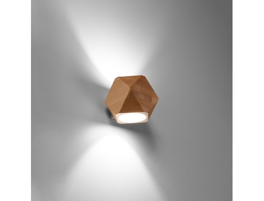 SOLLUX LIGHTING - Applique woody bois naturel