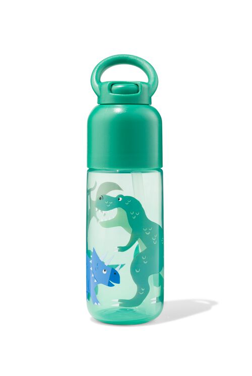 gourde avec paille dinosaure 300ml