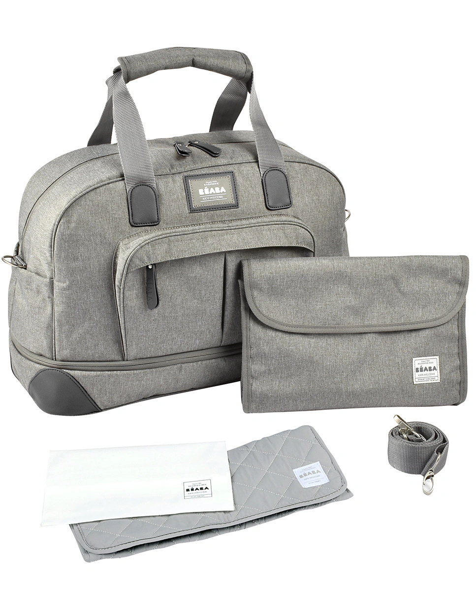 Reise-Wickeltasche AMSTERDAM II (63x22x36) in grey melange