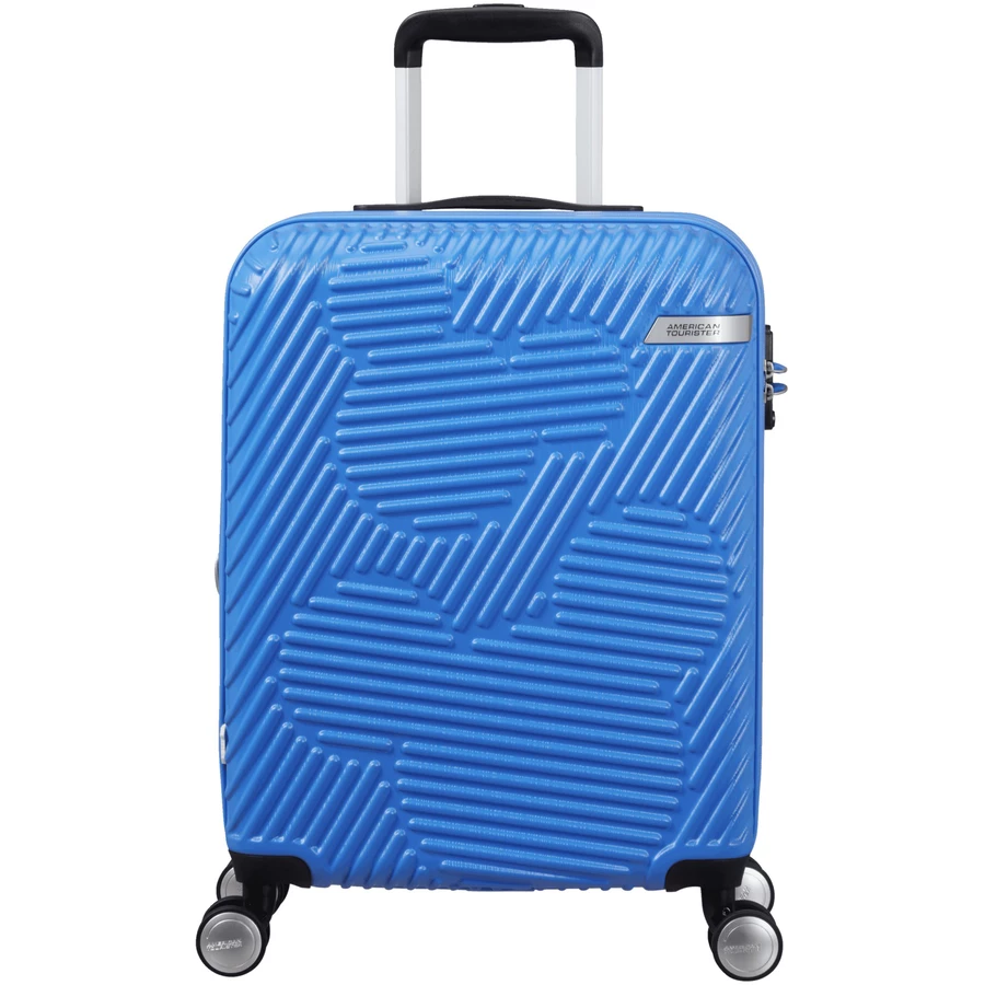 American Tourister Mickey Clouds - 4-Rollen-Kabinentrolley 55 cm erw. Mickey Tranquil Blue