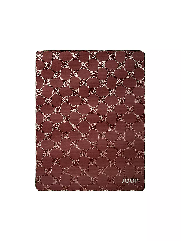 JOOP Wohndecke CORNFLOWER 150x200cm Rouge dunkelrot