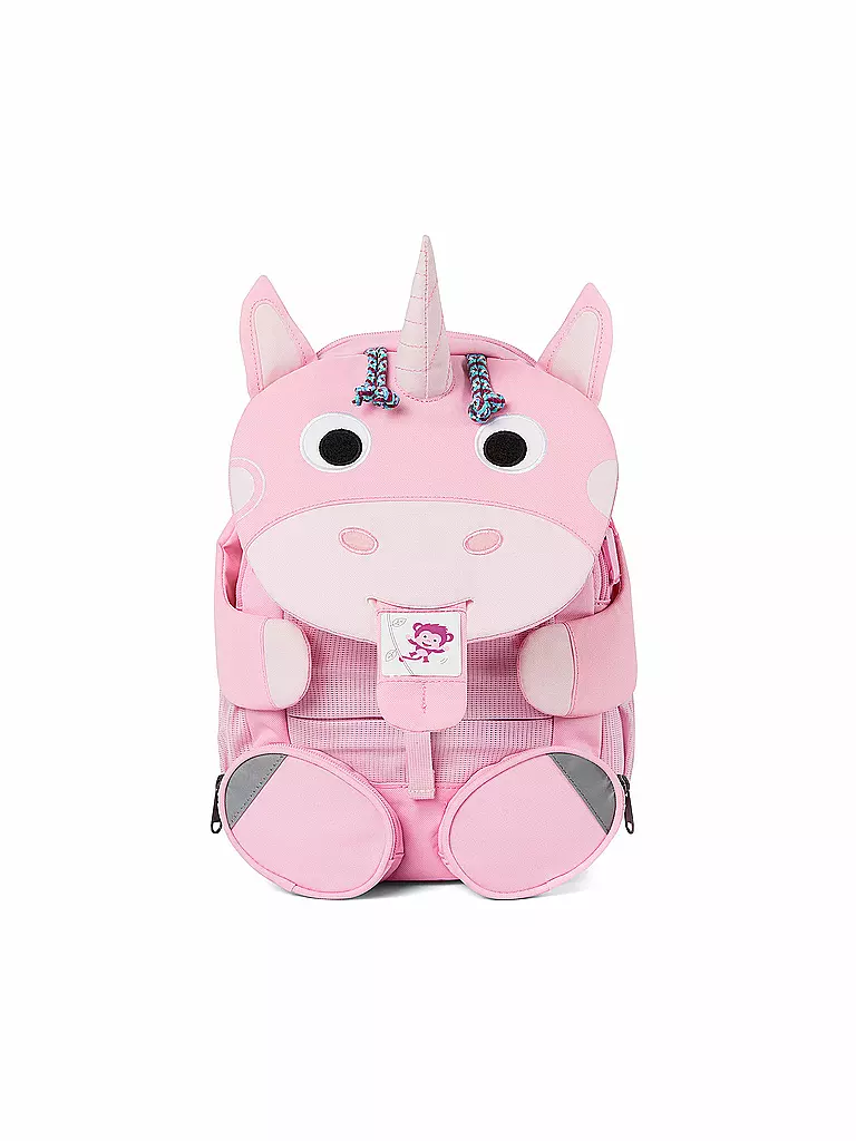 AFFENZAHN Kinder Rucksack Große Freunde - Einhorn rosa