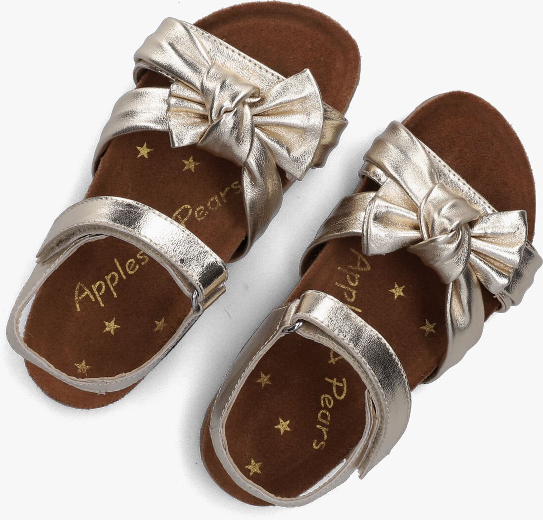 APPLES & PEARS gouden apples & pears sandalen b001131
