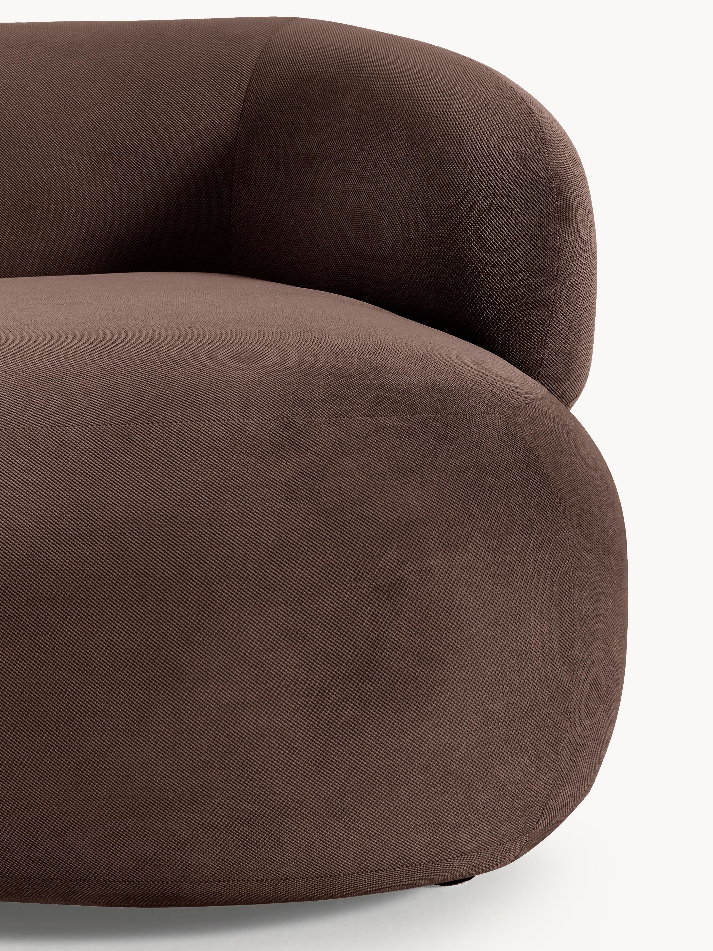 Niervormige loungefauteuil Alba
