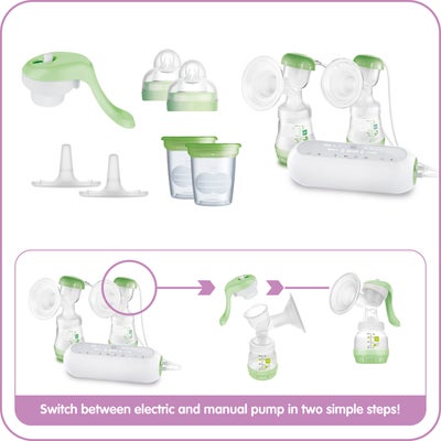 MAM 2-in-1 Elektrisk Brystpumpe Double