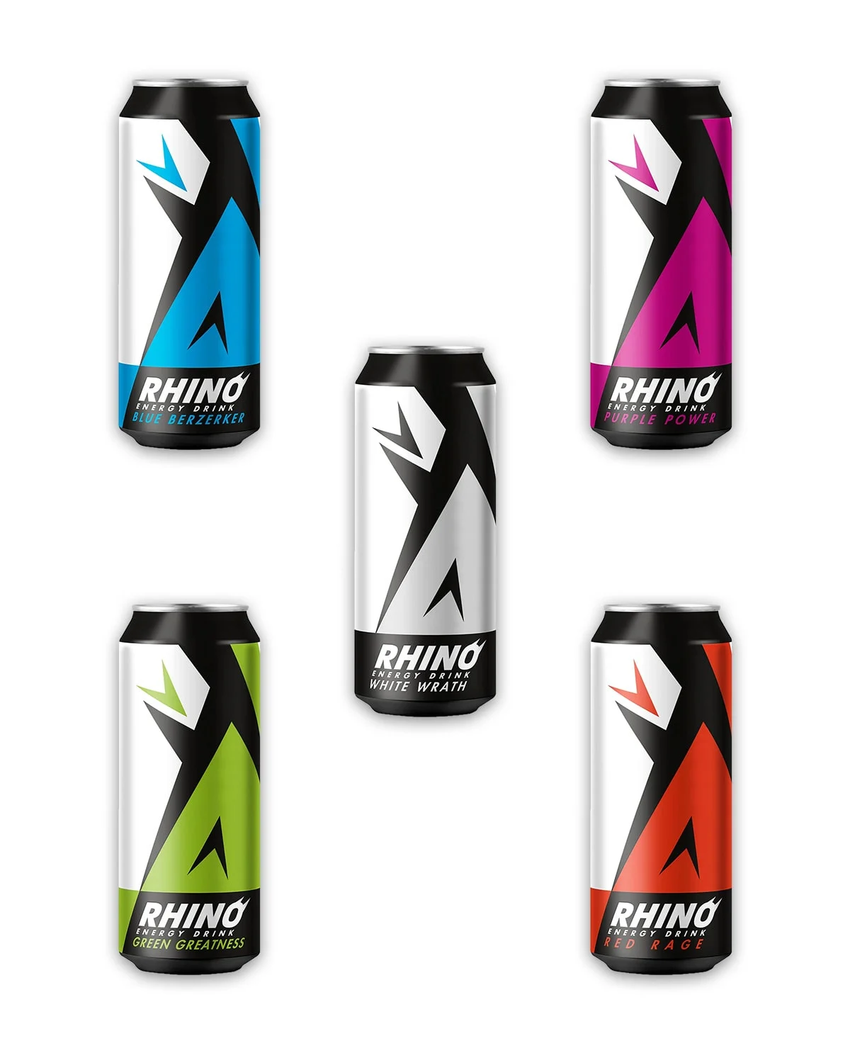 RHINO ENERGY SMAKSPAKKE - FEM SMAKER!