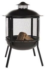 RedFire – Kansas – Zwart - Staal – Vuurschaal – Fireplace– Stevig staal – Diameter 69cm - Terrasverwarming – Sfeerhaard