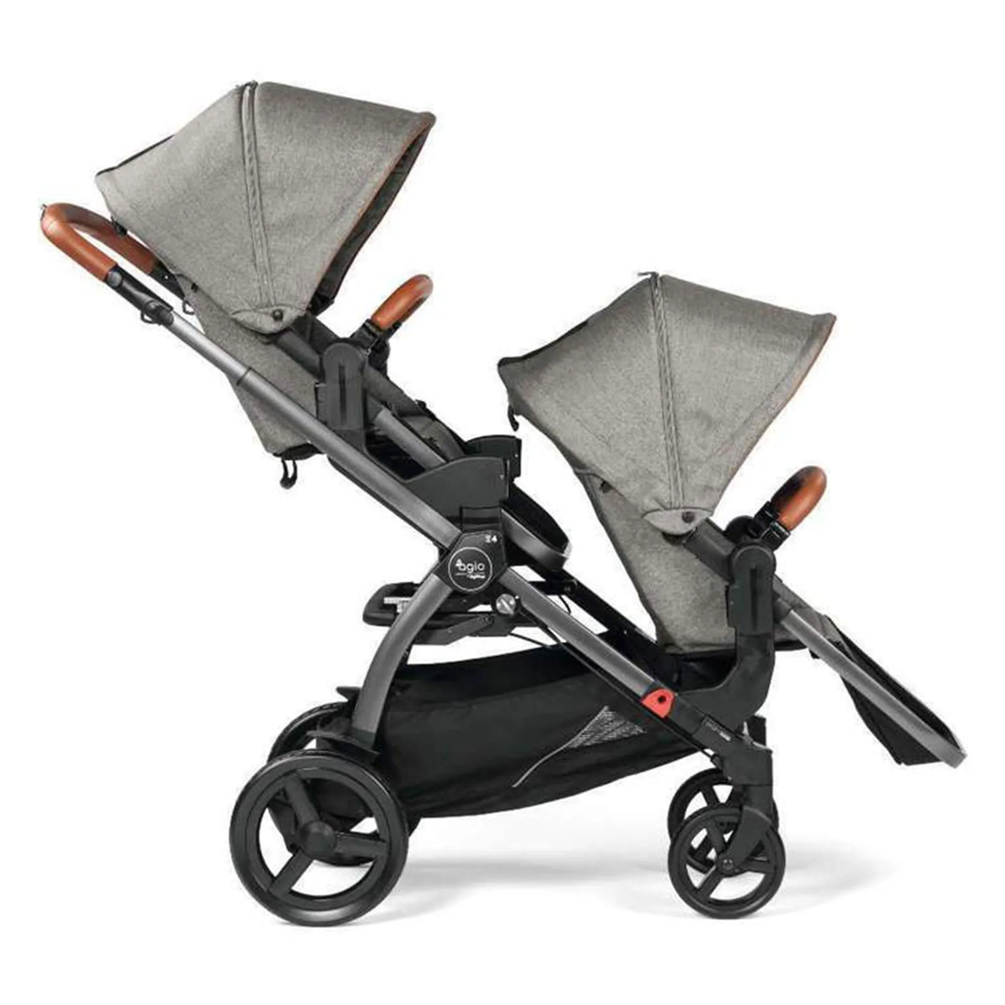 Peg Perego Poussette Double Z4 Agio - Gris