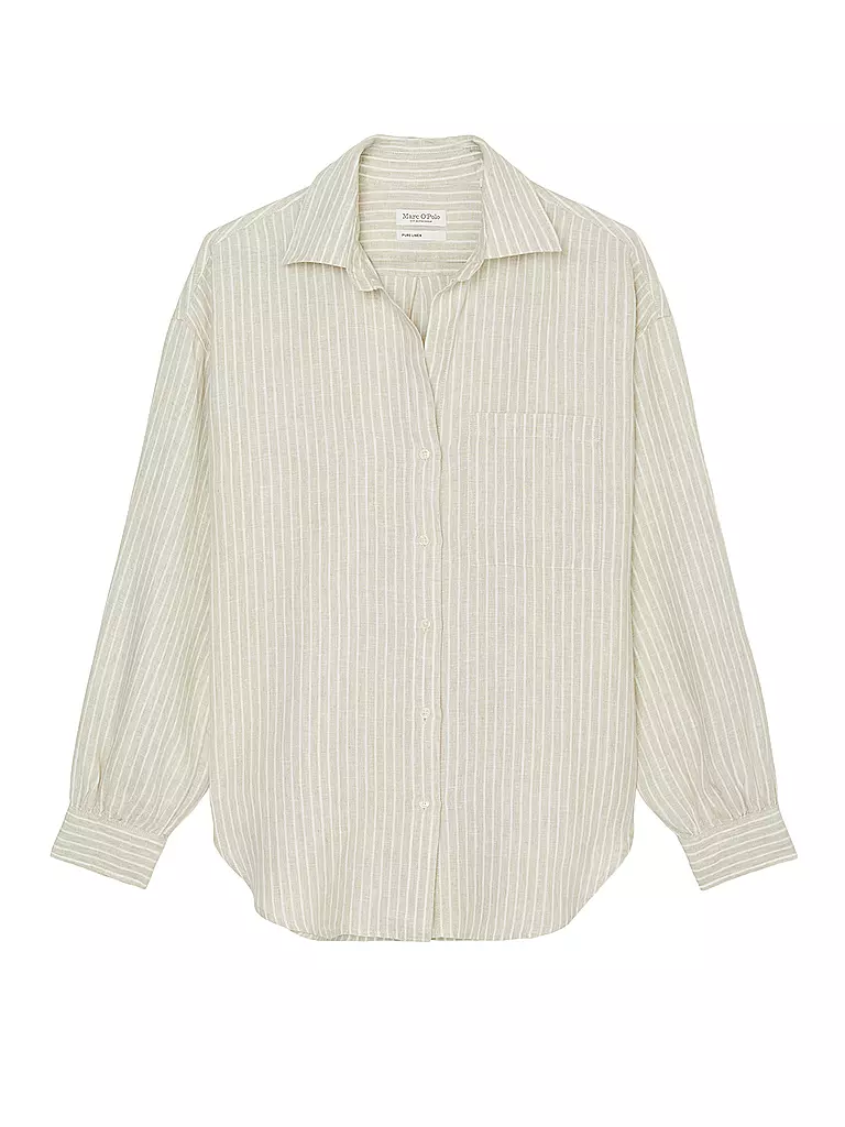 MARC O'POLO Leinenbluse  beige
