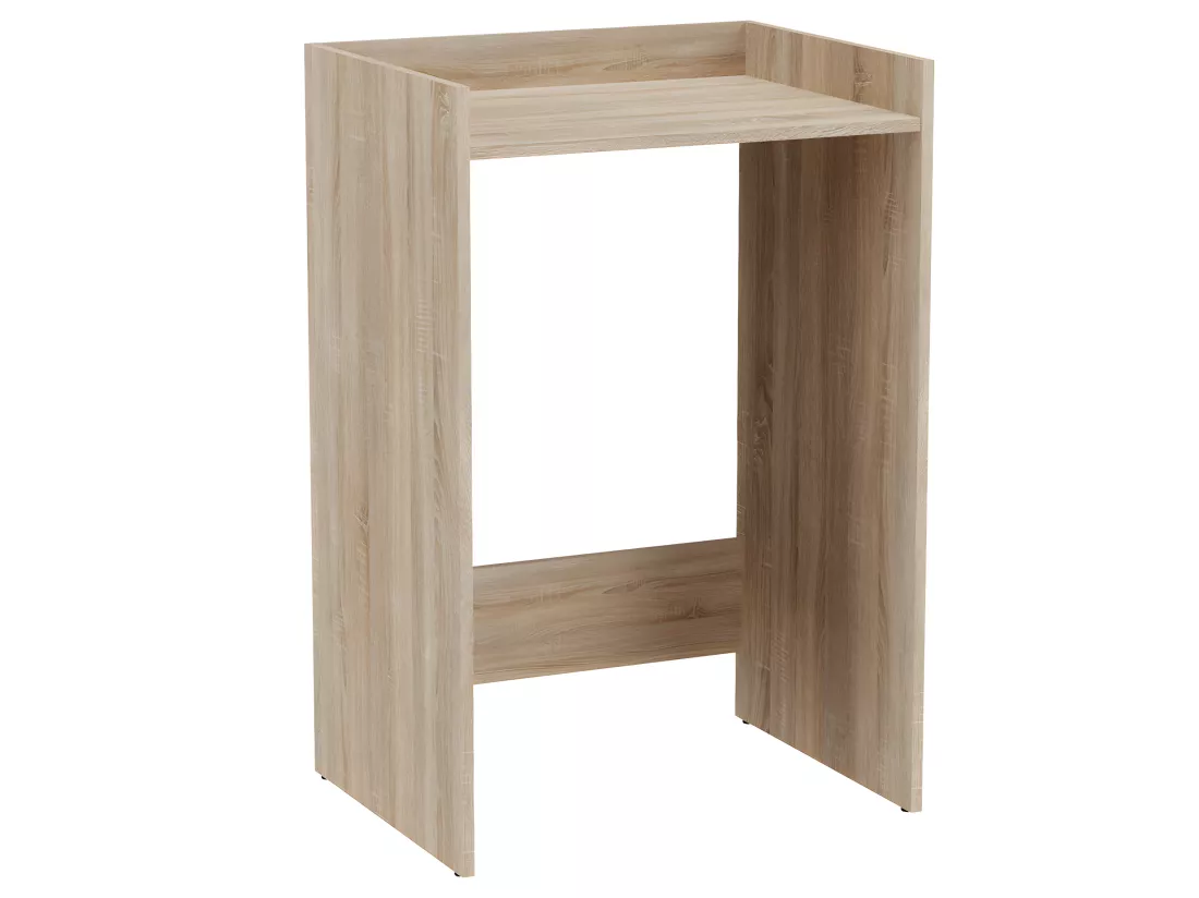 COMO - Meuble de rangement pour machine à laver - Meuble SDB - 64x50x97.5 cm - Buanderie