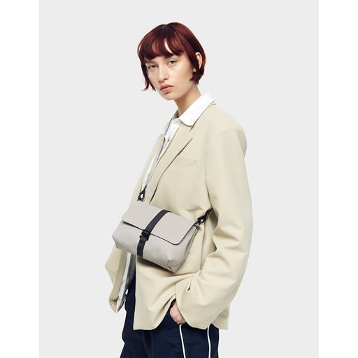 Gaston Luga Spläsh Crossbody Taske, Taupe