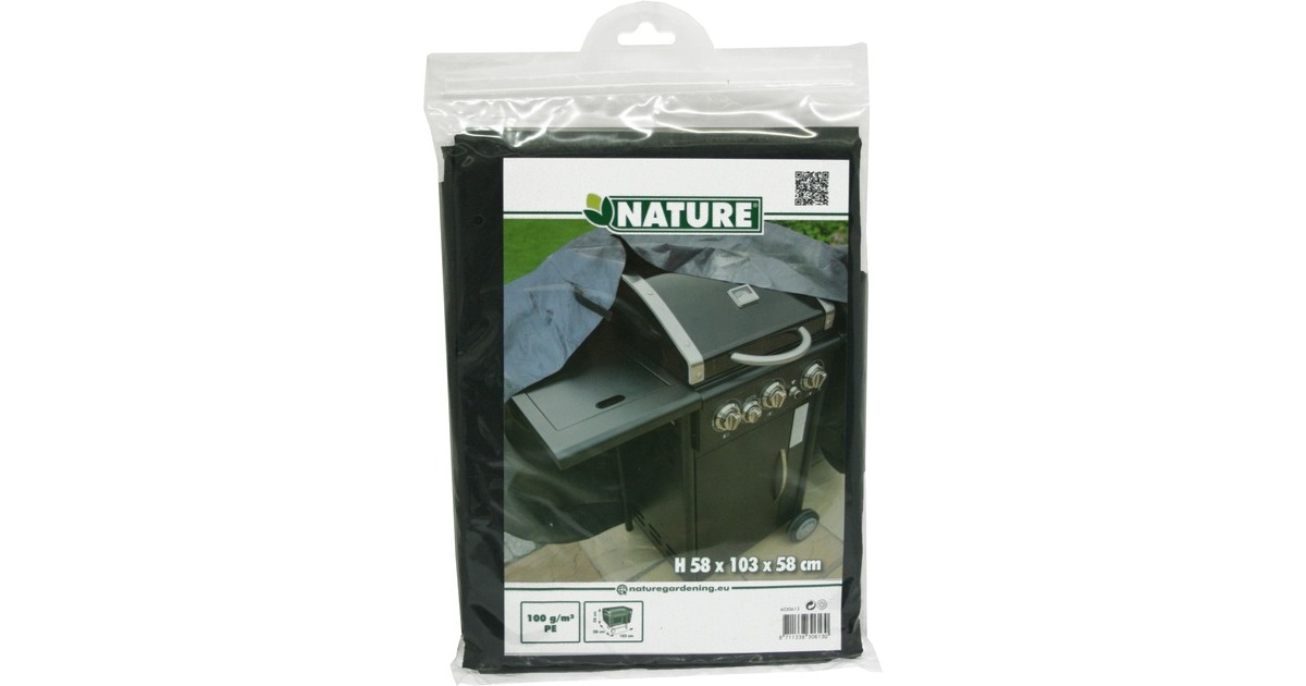 NatureBeschermhoes voor kolenbarbecue afdekking  (Grijs)