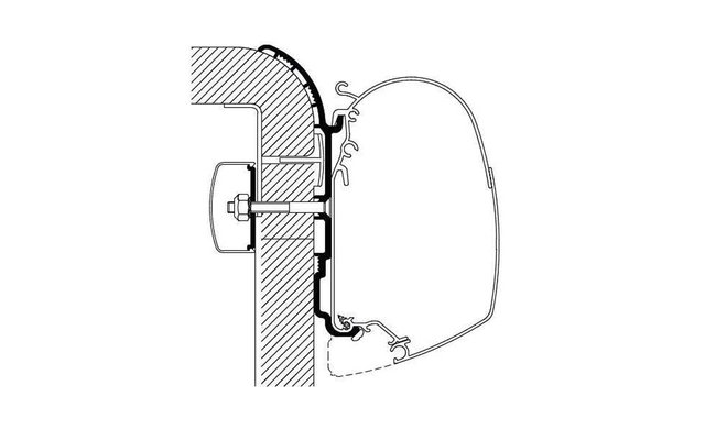 Thule  Bürstner Markisenadapter