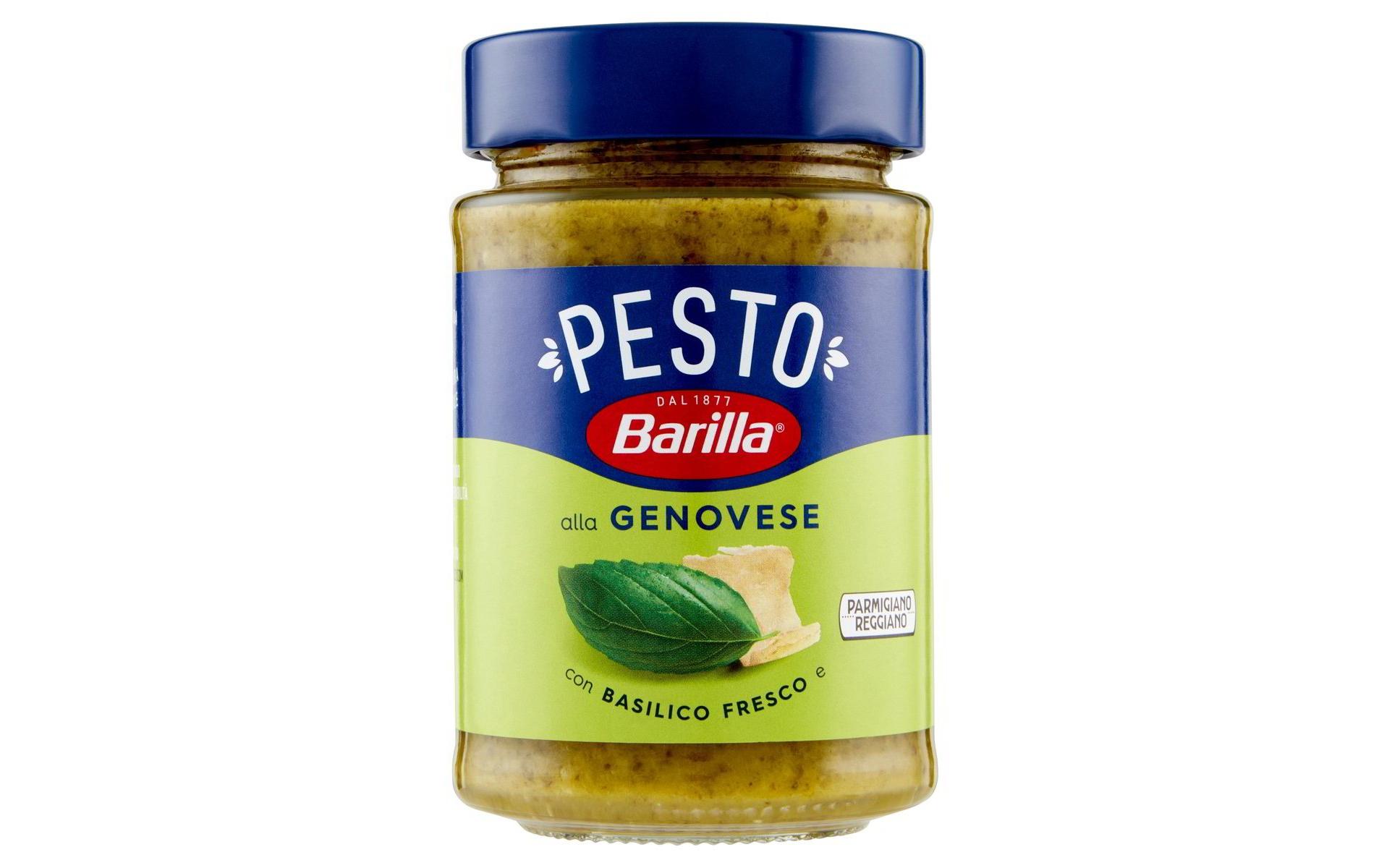 Pastasauce Pesto alla Genovese 190 gWürzige Teigwaren Sauce mit Sonnenblumenöl und Basilikum