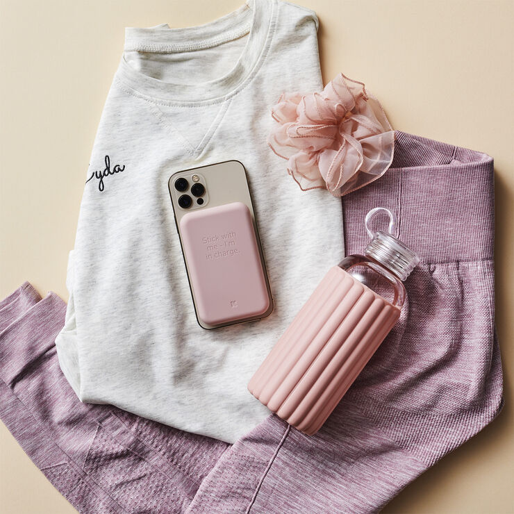 Kreafunk toCHARGE QI - Dusty Rose Lyserød