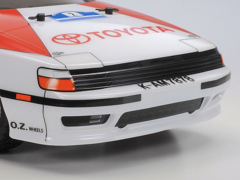 Tamiya Tourenwagen Toyota Celica GT-Four, TT-02, Bausatz, 1 Toyota Celica GT-Four (ST165) On-Road Modell auf bewährtem TT02 Chassis