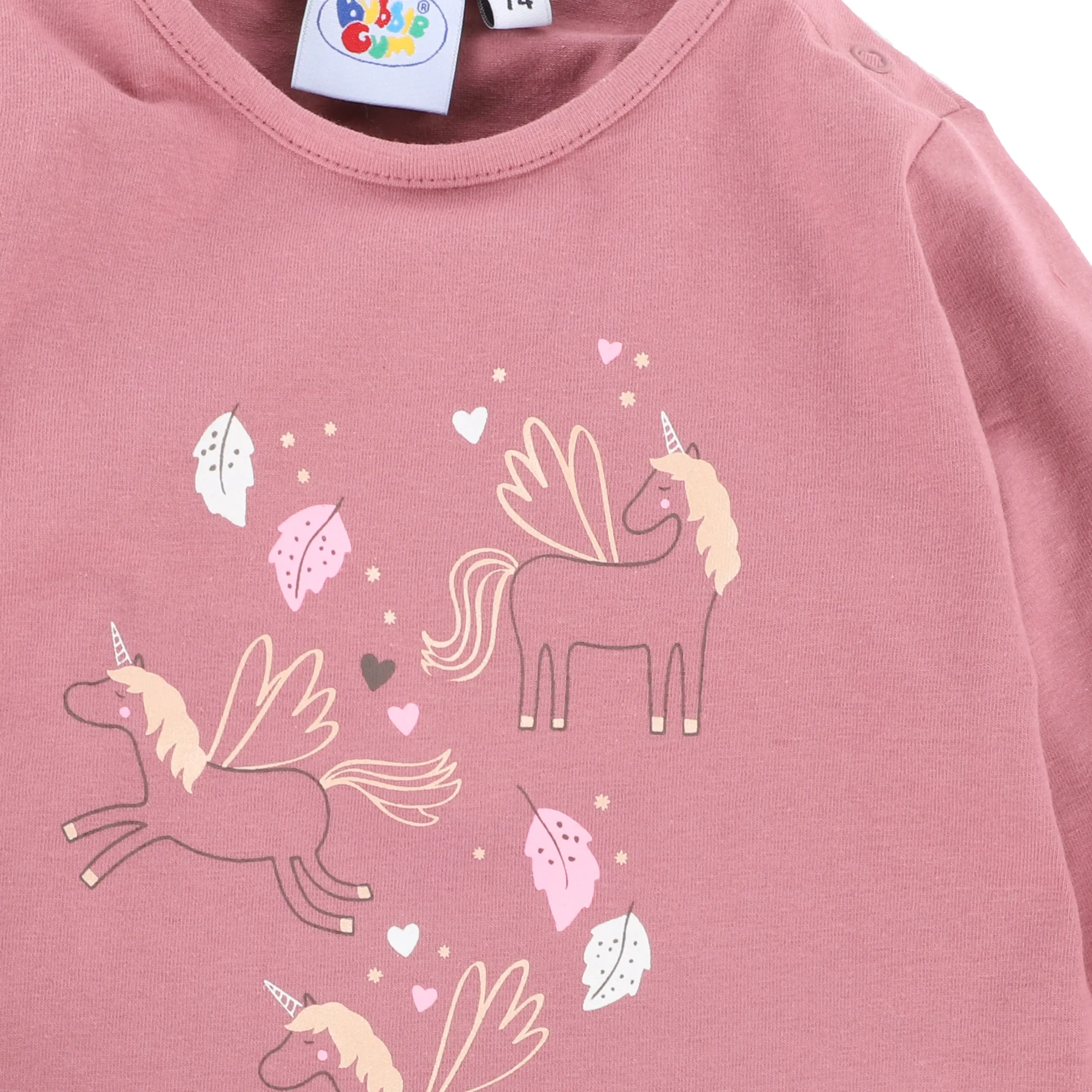 Baby Mädchen Longsleeve mit Einhornprint