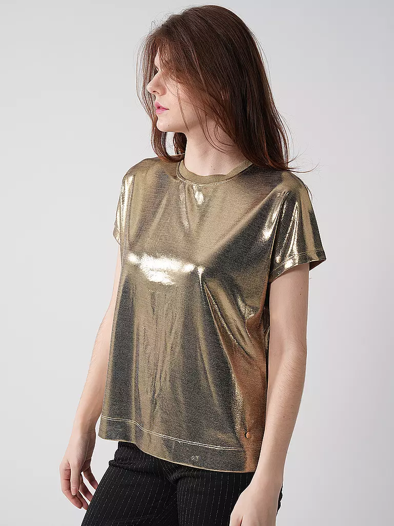 MOS MOSH T-Shirt MMNIVOLA gold