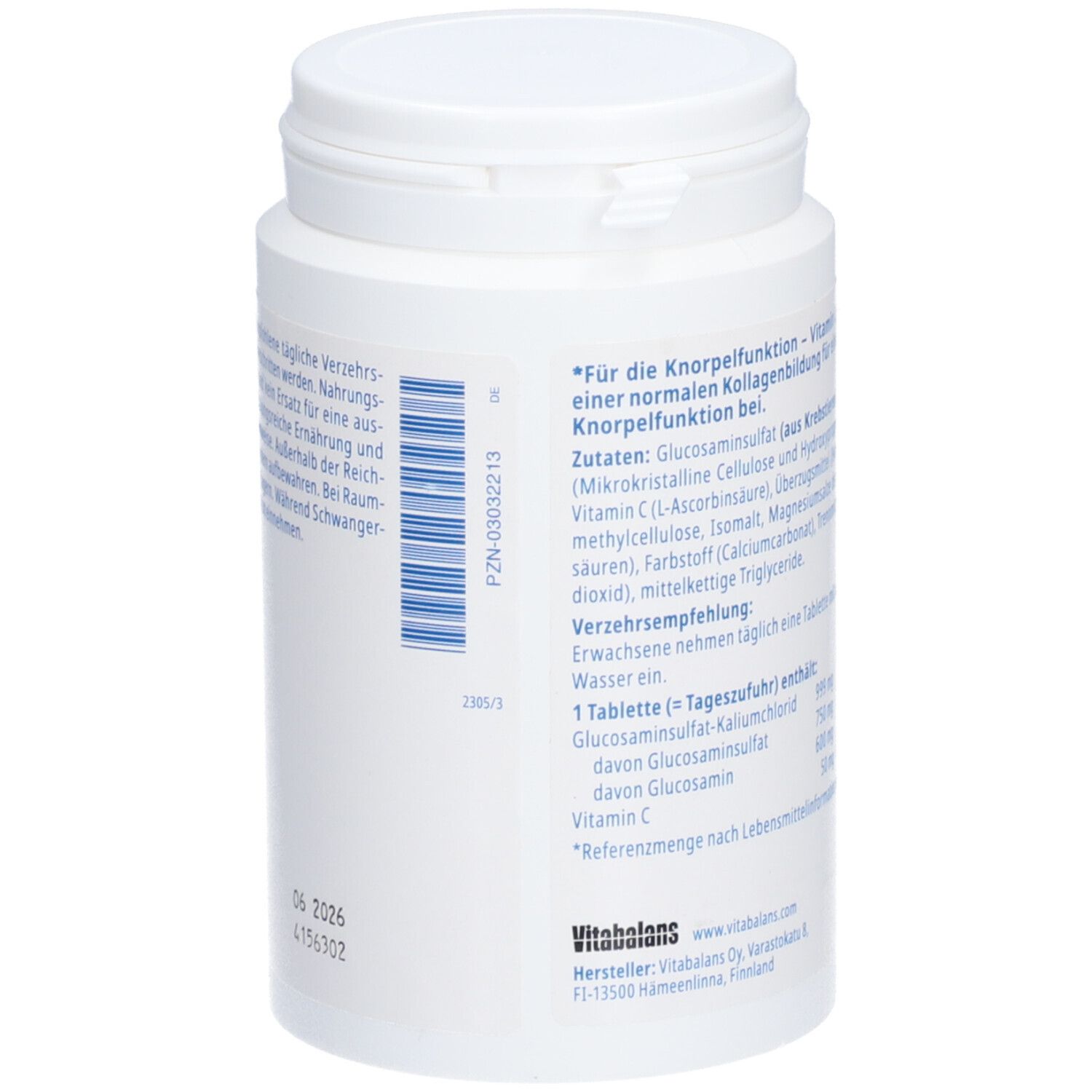 Vitabalsans ARTHRO balans® Glucosaminsulfat 750 mg
