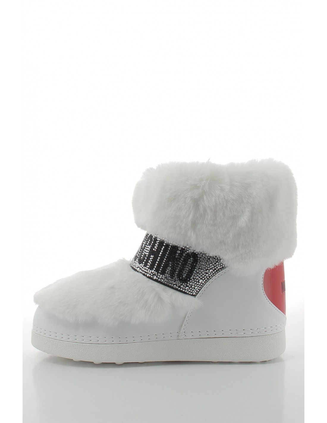 moschino love Boots Femme Après-Ski Blanc