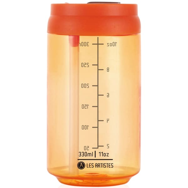 Gourde LES ARTISTES PARIS CLEAR CAN'IT 330ML ORANGE