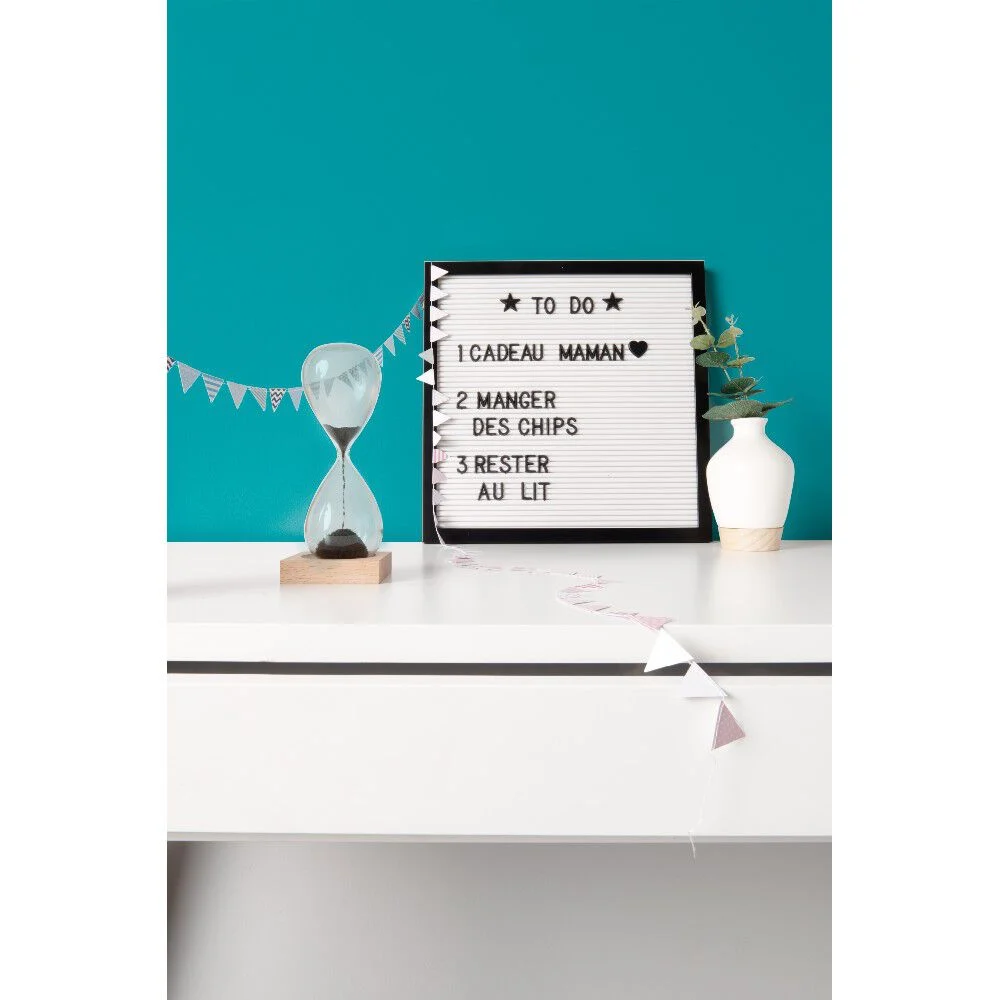 Tableau à message multicolore
