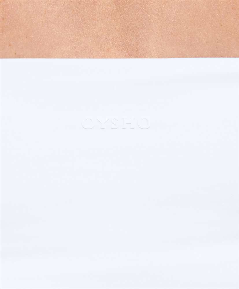 Top de alças Comfortlux com costas abertas